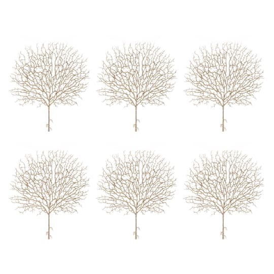 Glittered Twig Sprays, 6ct.